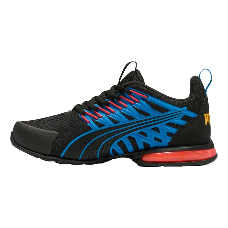 Tenis Deportivos Puma Voltaic Evo Negro Con Azul Lisa 40 Eu