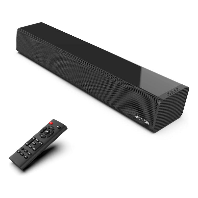 Barra De Sonido Bestisan S6520 80w Bluetooth Óptica Rca 34 Negro 50 Hz 20 Khz