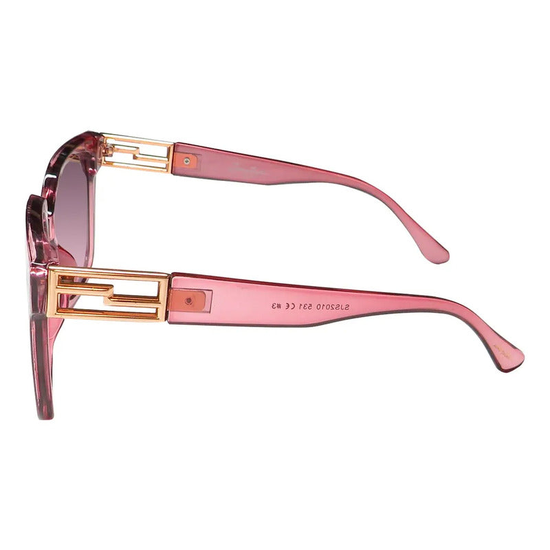 Lentes De Sol Sean John Sjs2010 Unisex Sin Estuche Océano Coral Coral Claro