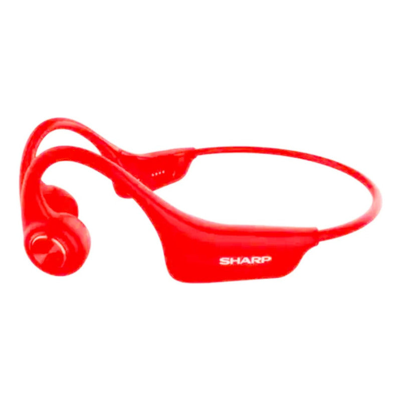 Audífonos In Ear Conducción Ósea Sharp Hp-bc50 Rojo