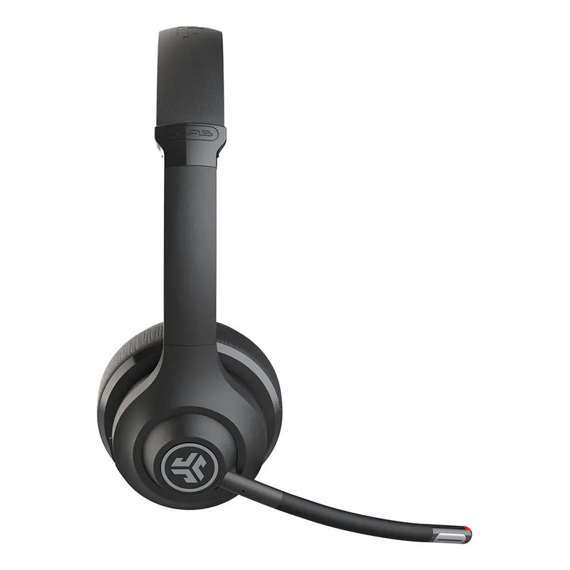 Audífonos Gamer Jlab Gowork Inalámbricos Bluetooth Micrófono Flexible Negro