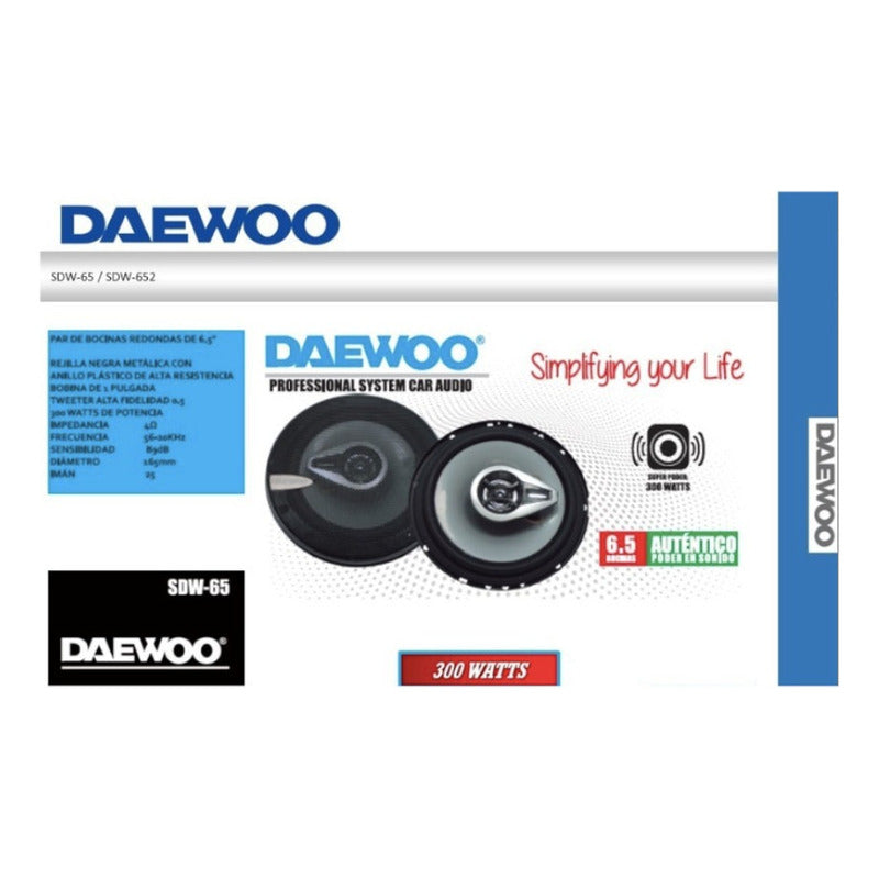 Daewoo Sdw65 - Bocinas