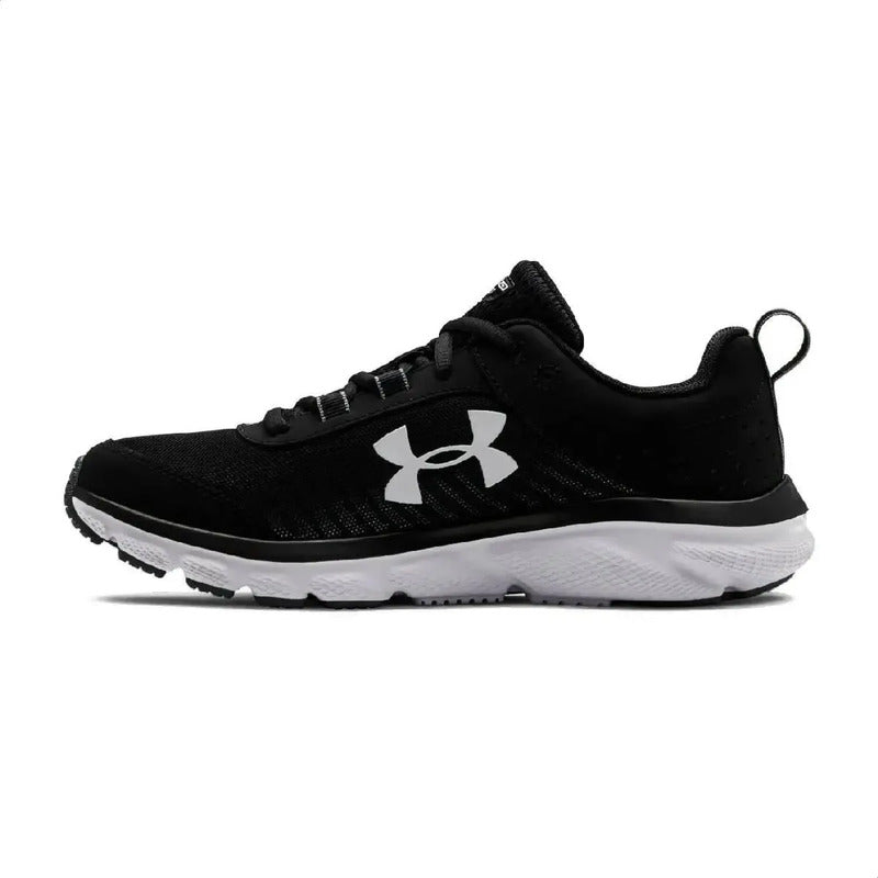 Tenis Under Armour Charged Assert 9 Estilo Deportivo Negro Lisa 6 Mx