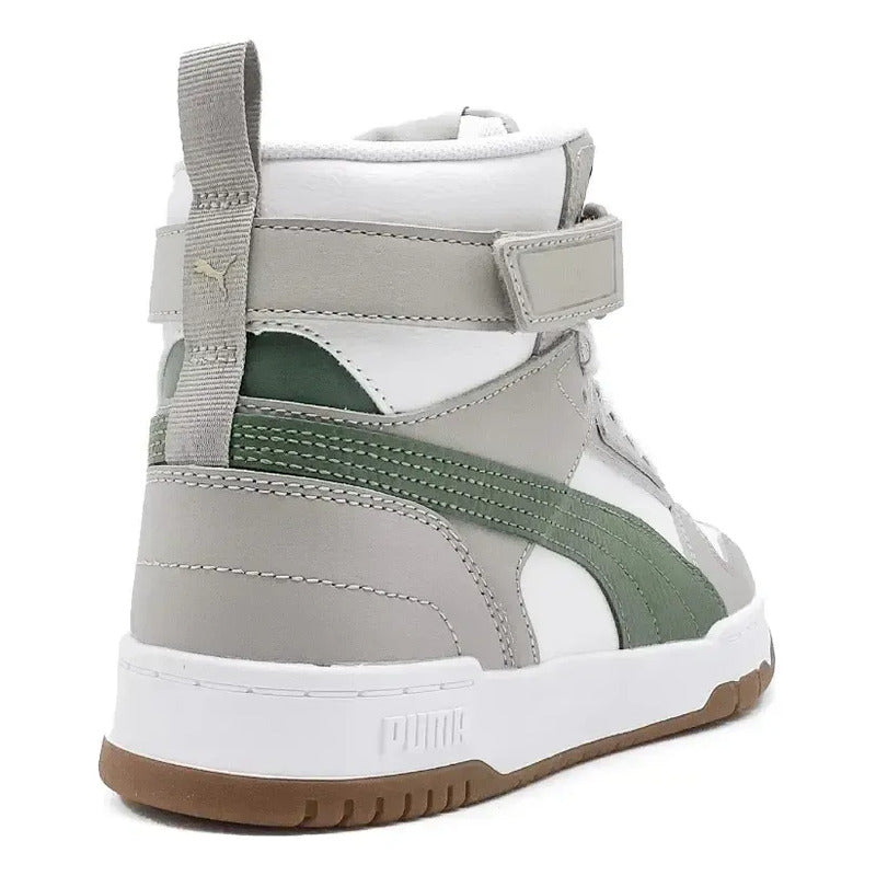 Tenis Puma Rbd Game Bota 385839 Blanco Con Verde Lisa 29 Mx