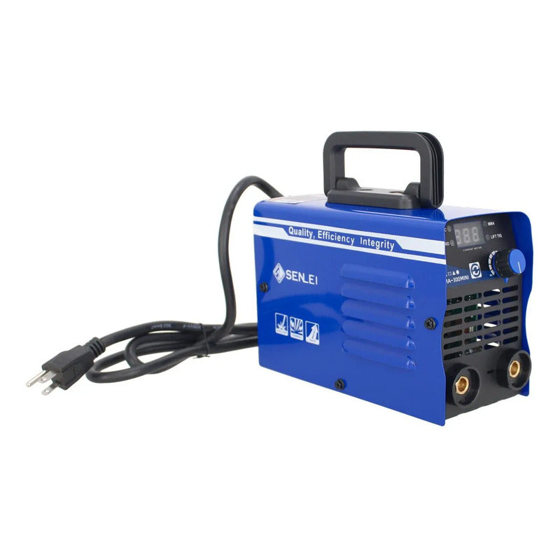 Soldadora Inversora 300 A Mma-300 Senlei Mini Azul