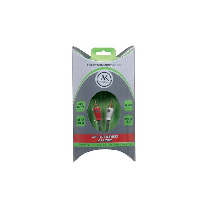 Cable 12 Pies 3.6 Metro S Video + Cable Rca Audio 91cm Es30