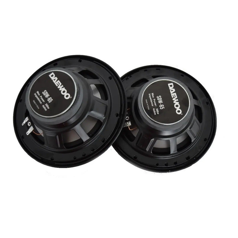 Bocinas Para Auto Daewoo 6.5 4 Vias Sdw65 Negro