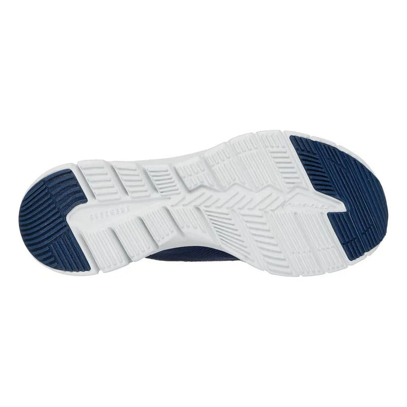 Tenis Skechers Pure Flex - Midnight Star Azul Lisa 8.5 Us