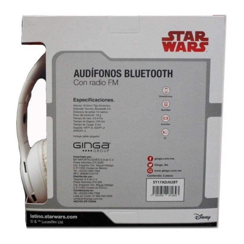 Audifonos Bluetooth Star Wars