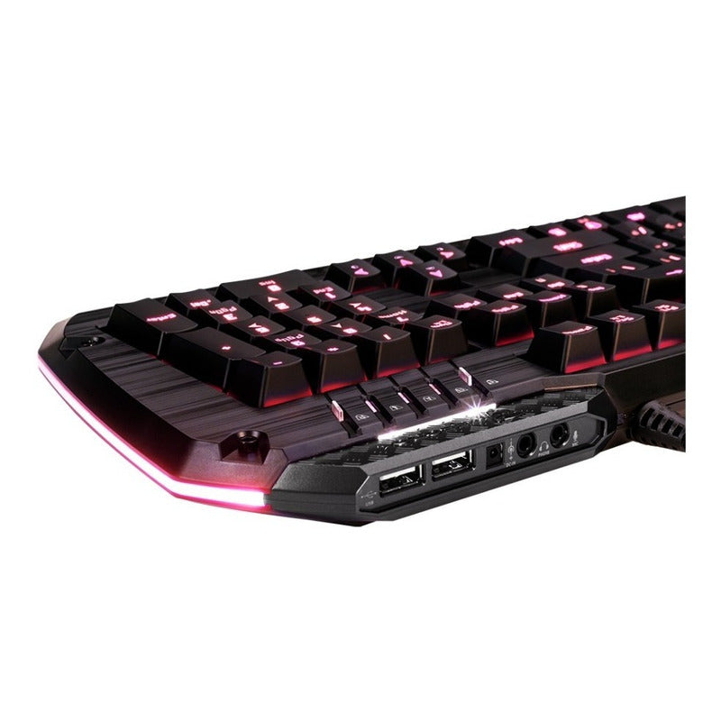 Teclado Tesoro Ts-g5sfl Bl Lobera Spectrum Color Del Teclado Negro