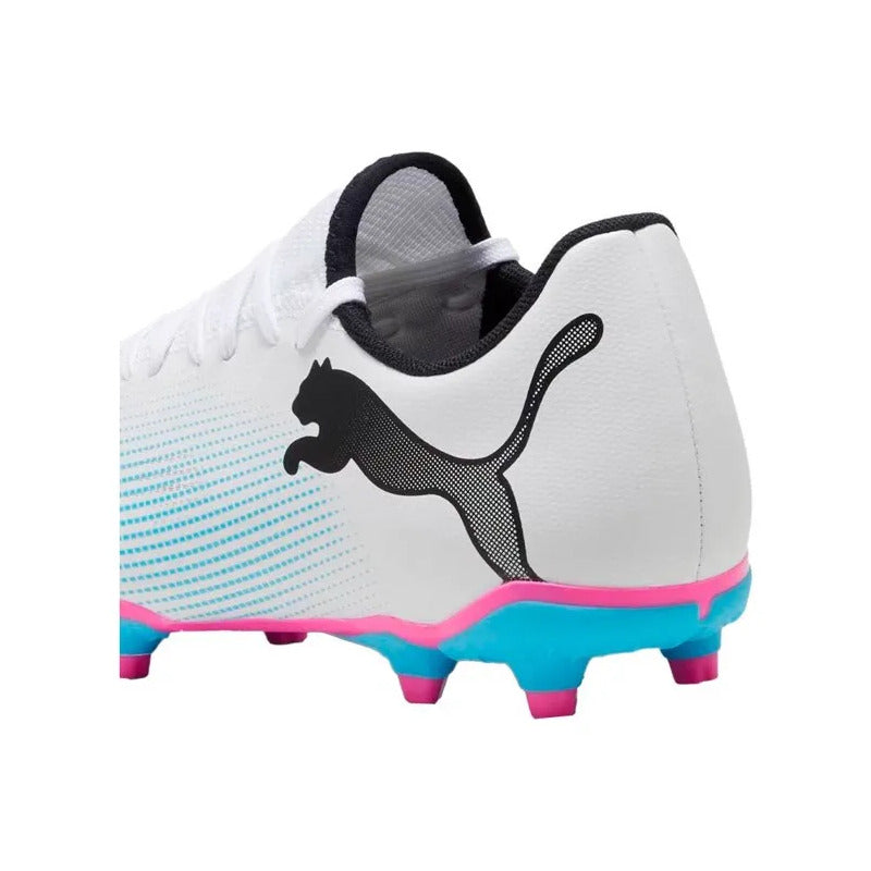 Tenis Fútbol Puma Future 7 Play Hombre Blanco 26,5 Mx