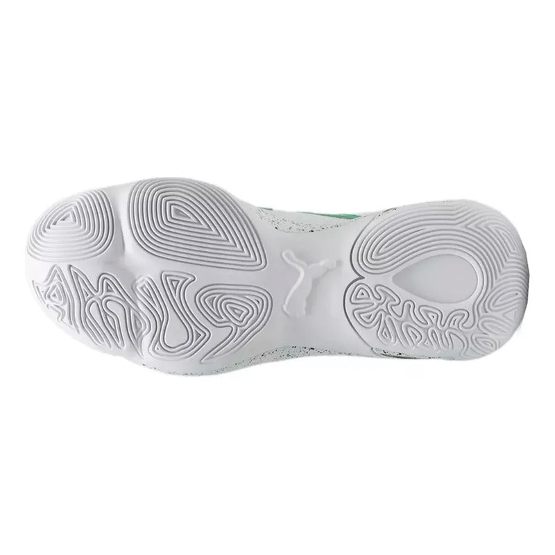 Tenis Puma Genetics Speckle Unisex Basketball 31040501 Blanco Lisa 42.5 Eu