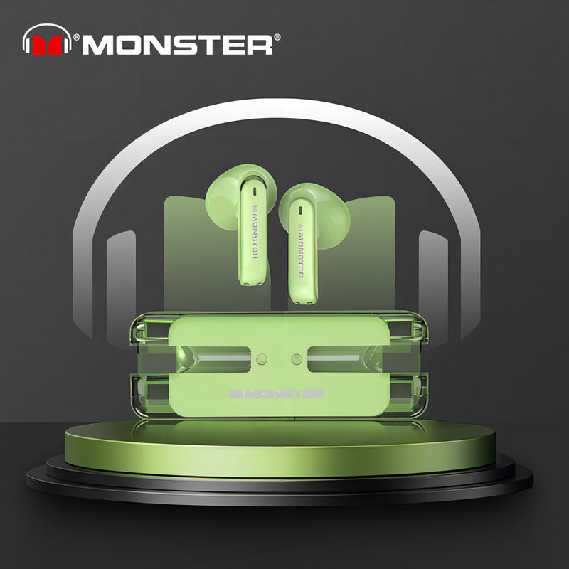 Audifonos Inalambricos Bluetooth Manos Libres In-ear Monster Color Verde