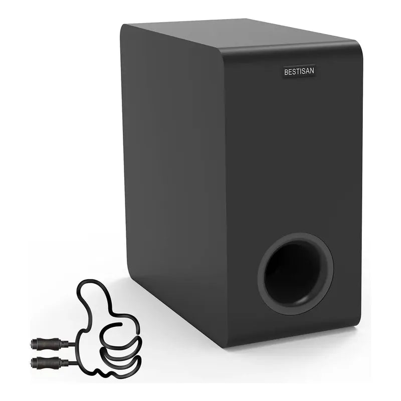 Subwoofer Activo, Bestisan 6.5 Subwoofer Activo Home Aud - Excelente (Reacondicionado) Black-1