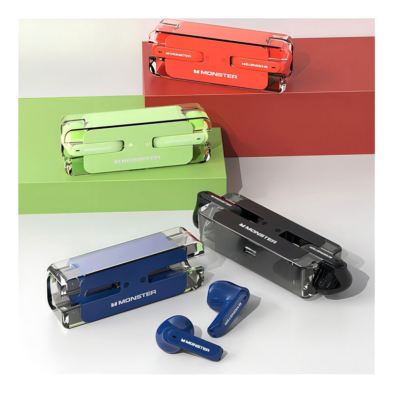 Audifonos Inalambricos Bluetooth Manos Libres In-ear Monster Color Verde