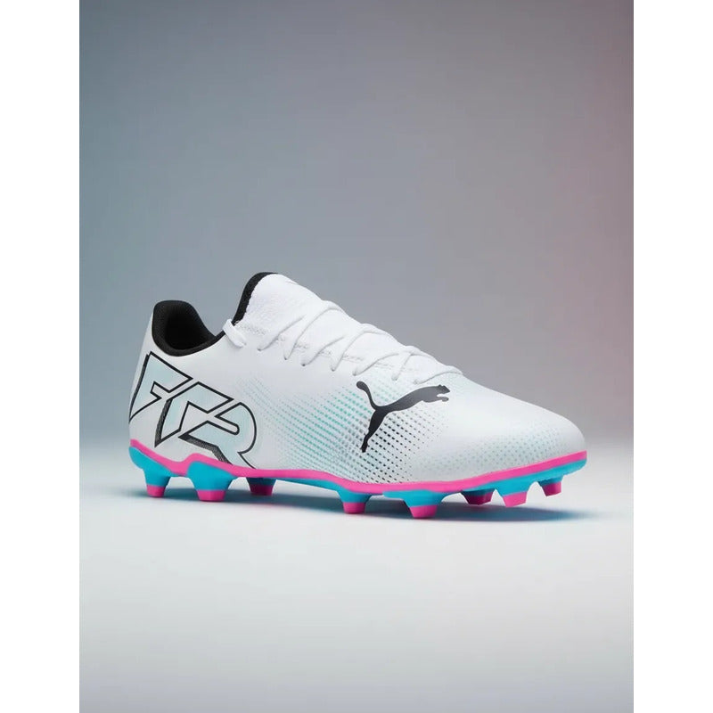 Tenis Fútbol Puma Future 7 Play Hombre Blanco 26,5 Mx