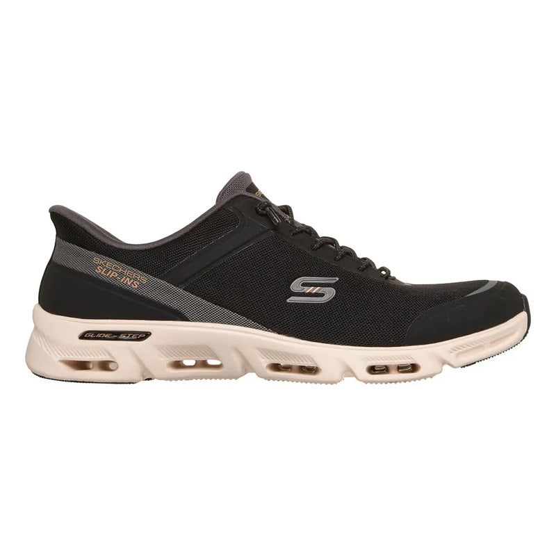 Tenis Skechers Slip-ins Glide-step Gratify Negro Lisa 6,0 Mx