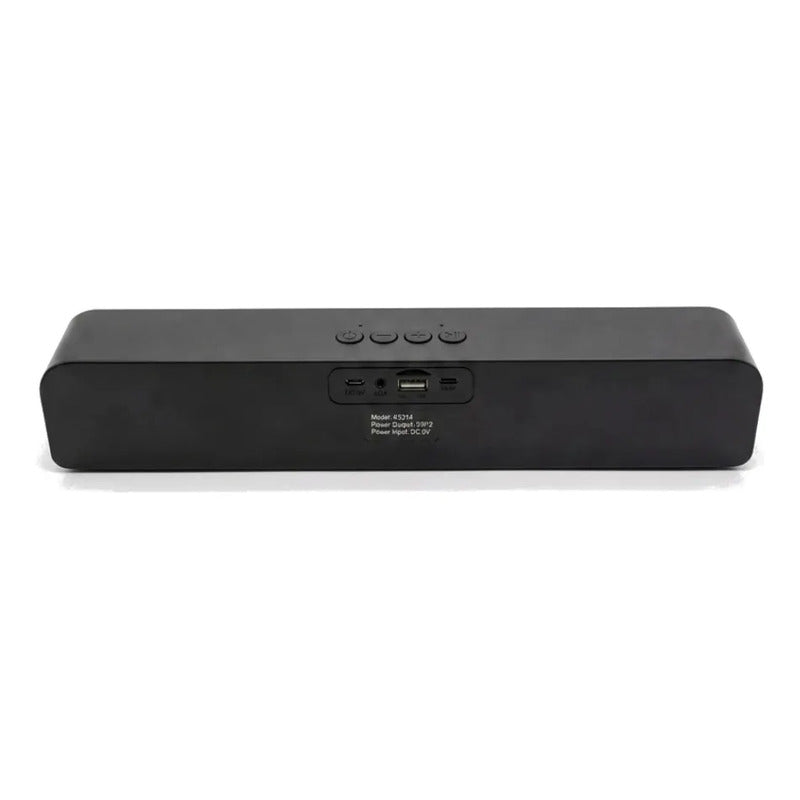 Barra De Sonido Inalámbrica Km214 Home Theater Negro Negro