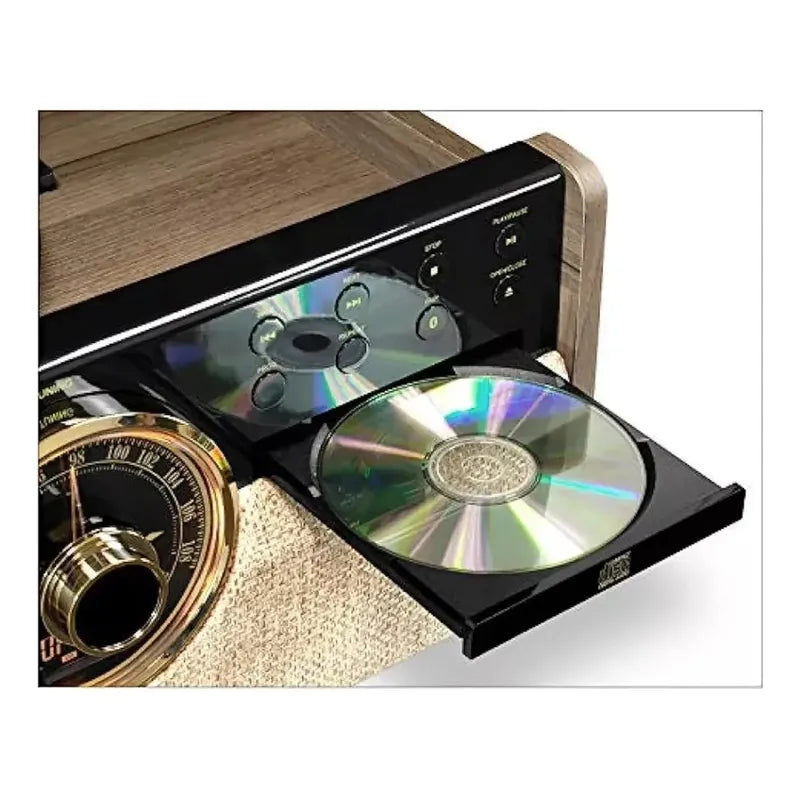 Minicomponente Con Tocadiscos Victrola Vta-270b Arena 40 W