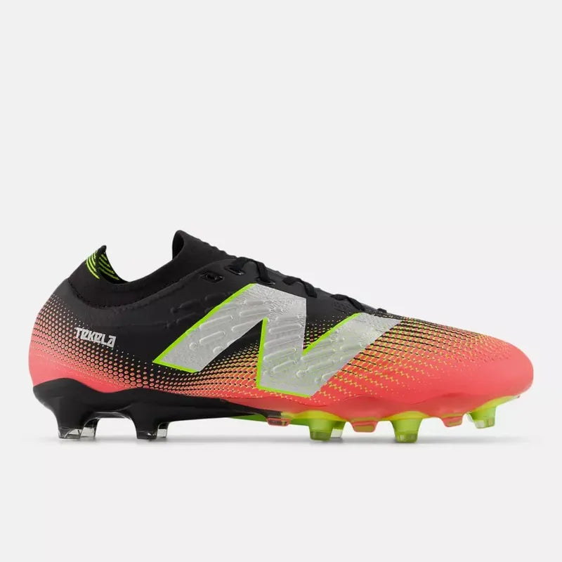 Tenis New Balance Tekela Pro Low Laced Fg V4+ Negro Con Naranja 4 Mx