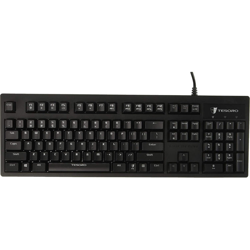 Teclado Con Retroiluminación Led Azul G7nl Bw Color Del Teclado Negro