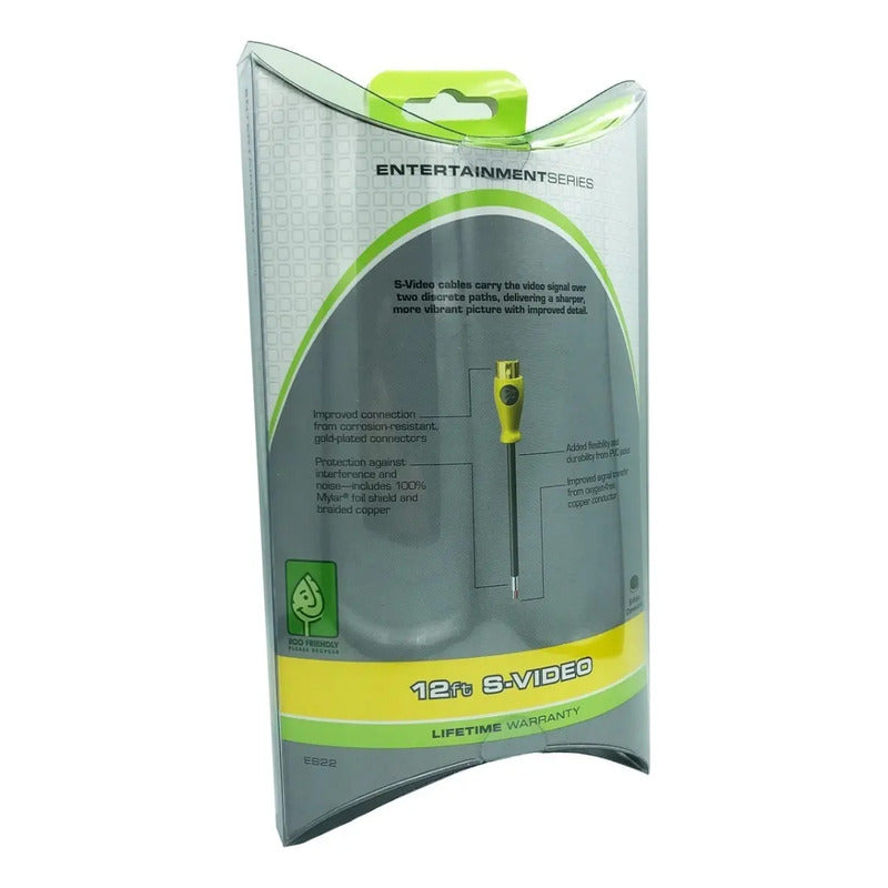 Cable 12 Pies (3.6 Metros) S Video (super Video) Modelo Es22