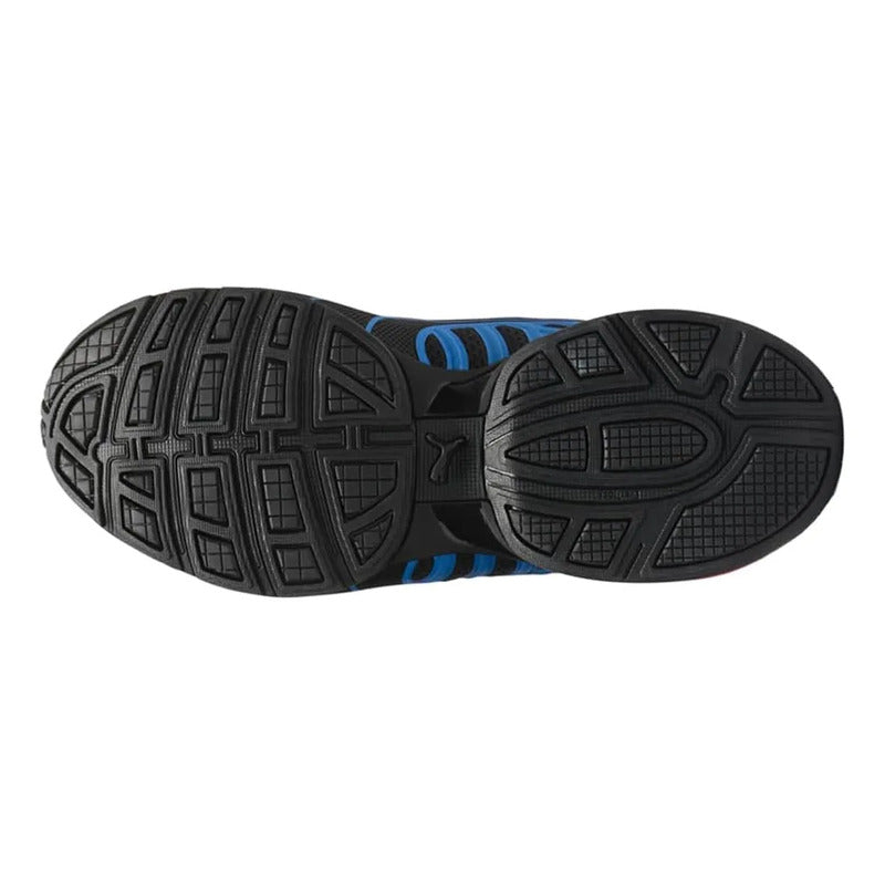 Tenis Deportivos Puma Voltaic Evo Negro Con Azul Lisa 40 Eu
