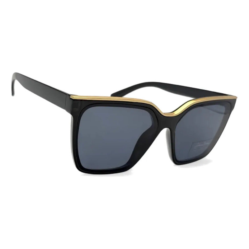 Lentes De Sol Sean John Sjs2036 Sin Estuche Océano Negro Gris Oscuro
