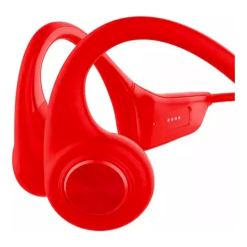 Audífonos In Ear Conducción Ósea Sharp Hp-bc50 Rojo