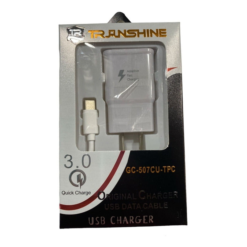 Cargador Con Cable De Datos Gc-507cu-tpc Transhine