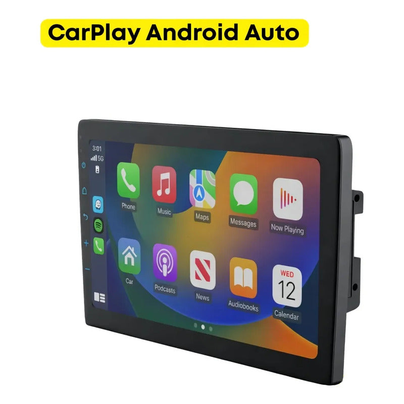 Pantalla Para Moto Knup Carplay/android Auto 5 Pulgadas Negro