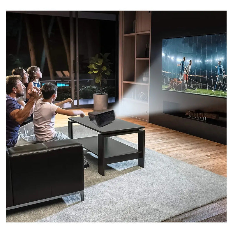 Proyector Lcd Cine En Casa 150 Pulgadas Naxa Nvp-1000 Negro