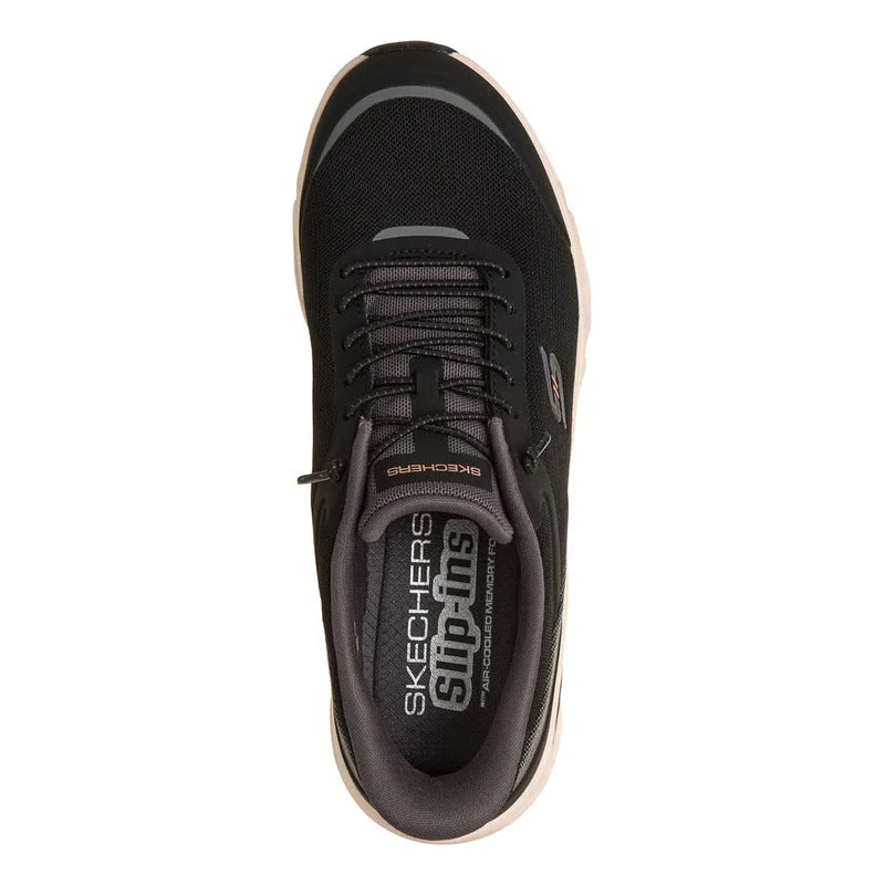 Tenis Skechers Slip-ins Glide-step Gratify Negro Lisa 6,0 Mx