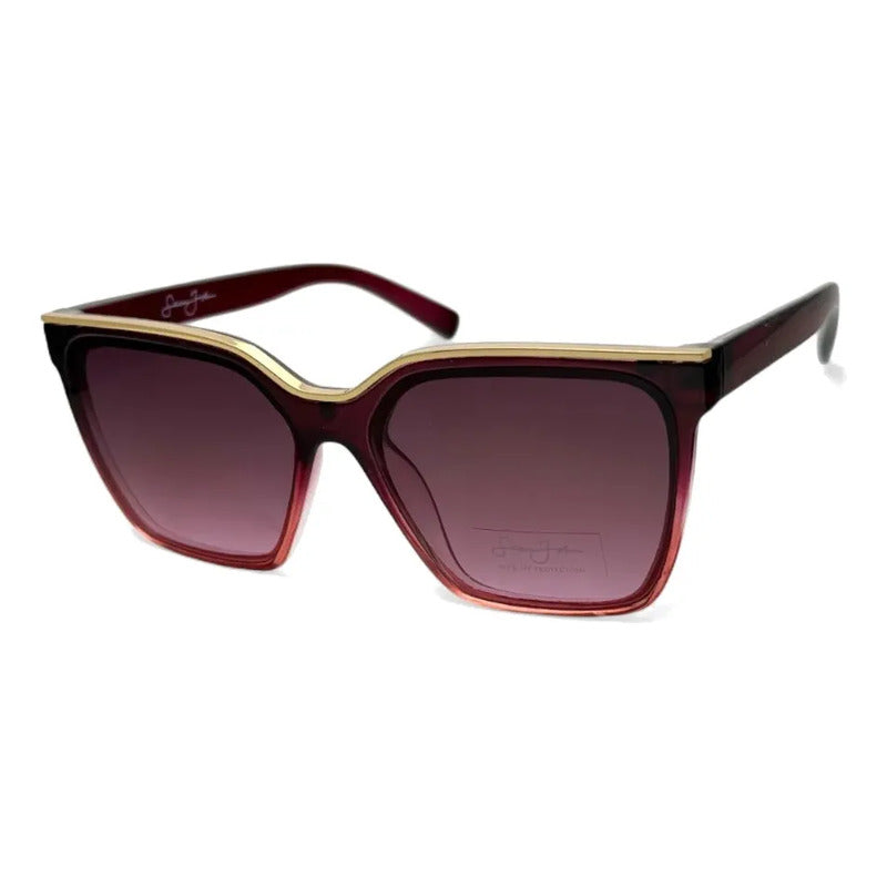 Lentes De Sol Sean John Sjs2036 Sin Estuche Océano Bordó