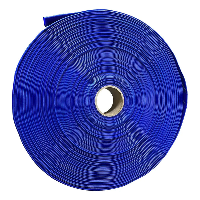 Manguera Plana 2 PuLG. 4 Bar. 50 Mts. Senlei Azul