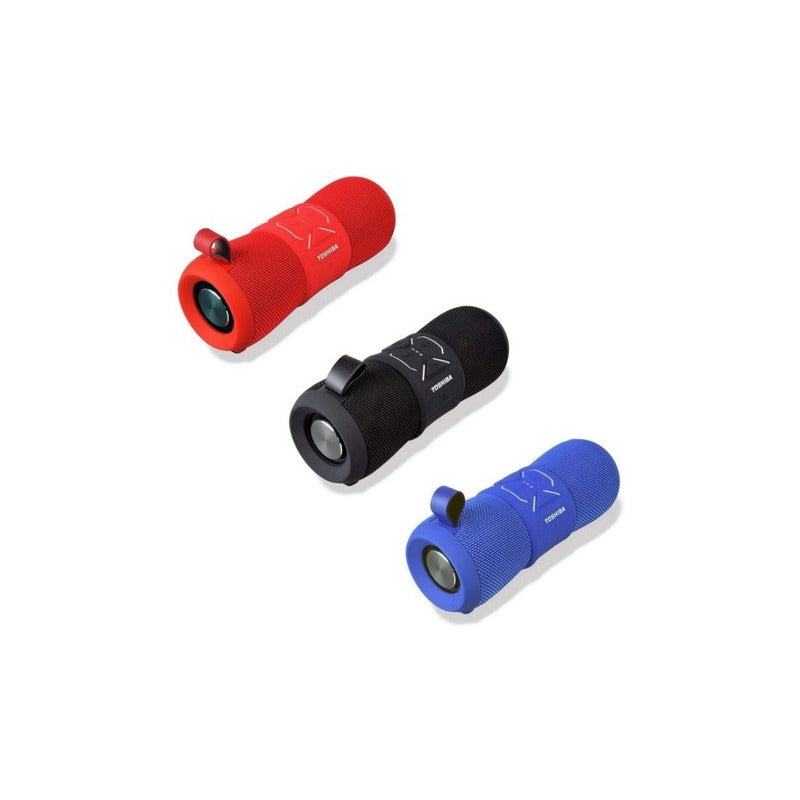 Parlante Portátil Bluetooth Toshiba Wsp200 Sumergible Color Rojo