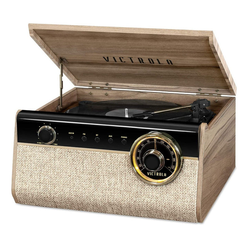 Victrola Austin Vta-280b Reproductor De Grabación 4 En 1