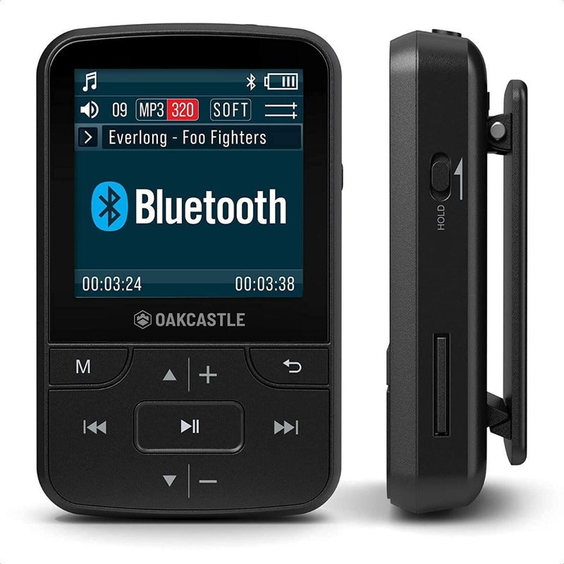 Reproductor Mp3 Oakcastle Mp200, 8 Gb, Bluetooth