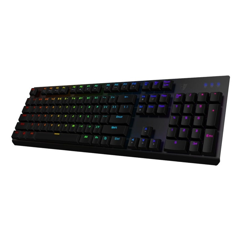 Teclado Mecánico Para Juegos Tesoro Ts-g11sfl (b) Bl Color Del Teclado Negro