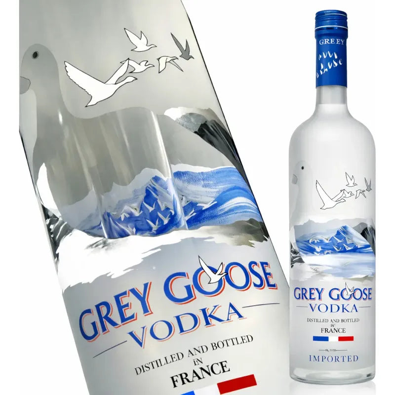 Botella De Vodka Grey Goose 1000ml + Jarra Agitador De Regal