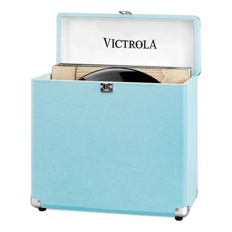 Portadiscos Vitrola Vsc-20 Azul