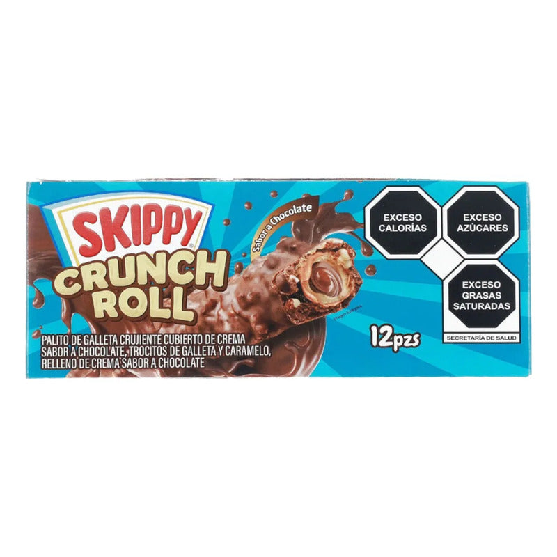 Chocolate Skippy Crunch Roll, 276 Gr 36 Piezas 23 Gr C/u