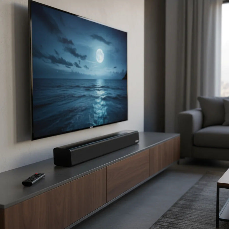 Barra De Sonido Bestisan S6520 80w Bluetooth Óptica Rca 34 Negro 50 Hz 20 Khz