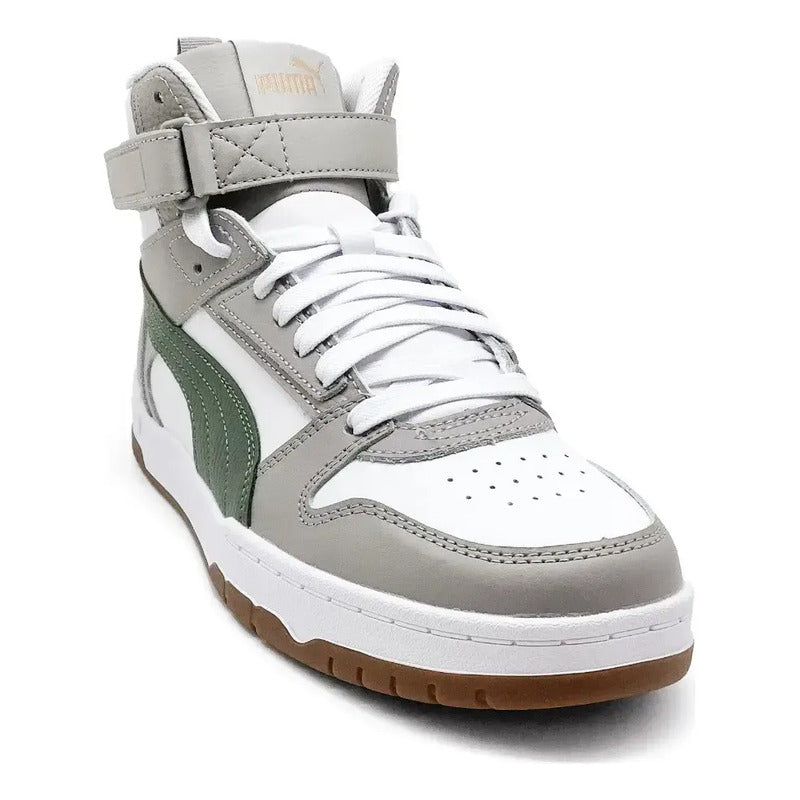 Tenis Puma Rbd Game Bota 385839 Blanco Con Verde Lisa 29 Mx
