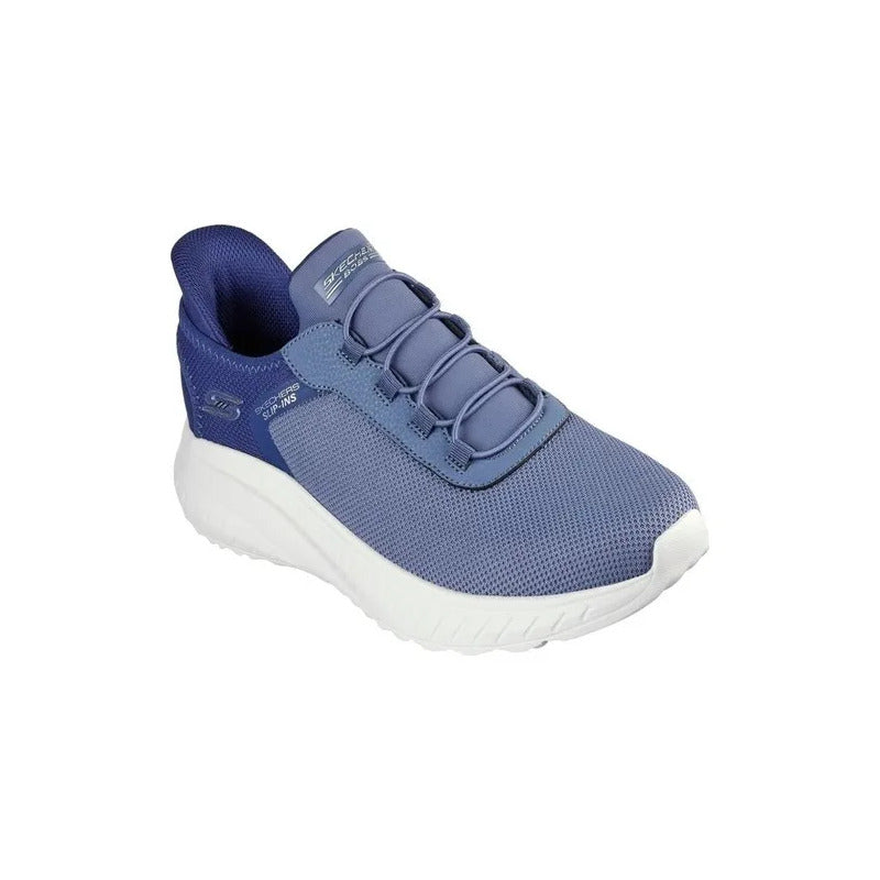 Tenis Skechers Hands Free Slip-ins Bobs Sport Azul Lisa 10 Us