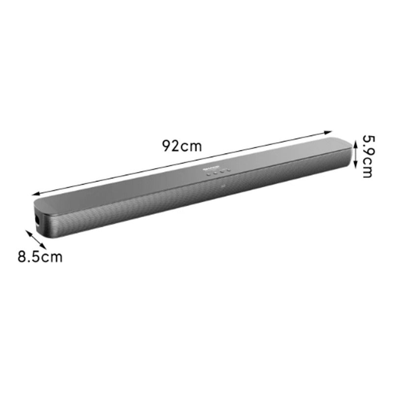 Barra De Sonido Sharp Htsb117 Negra 127v