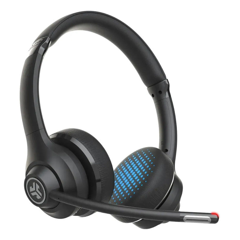 Audífonos Gamer Jlab Gowork + Micrófono Condensador Eptison Negro