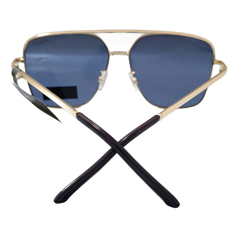 Gafas De Sol Sean John Polarizadas Protección Uv Metal Azul Dorado Océano Dorado/azul