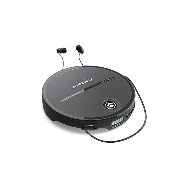 Oakcastle Reproductor De Cd Portátil Cd10, Funciona Con Pila