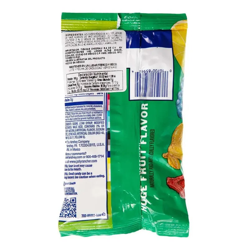 Gomitas Jolly Rancher Sour Gummies 109g 3pz